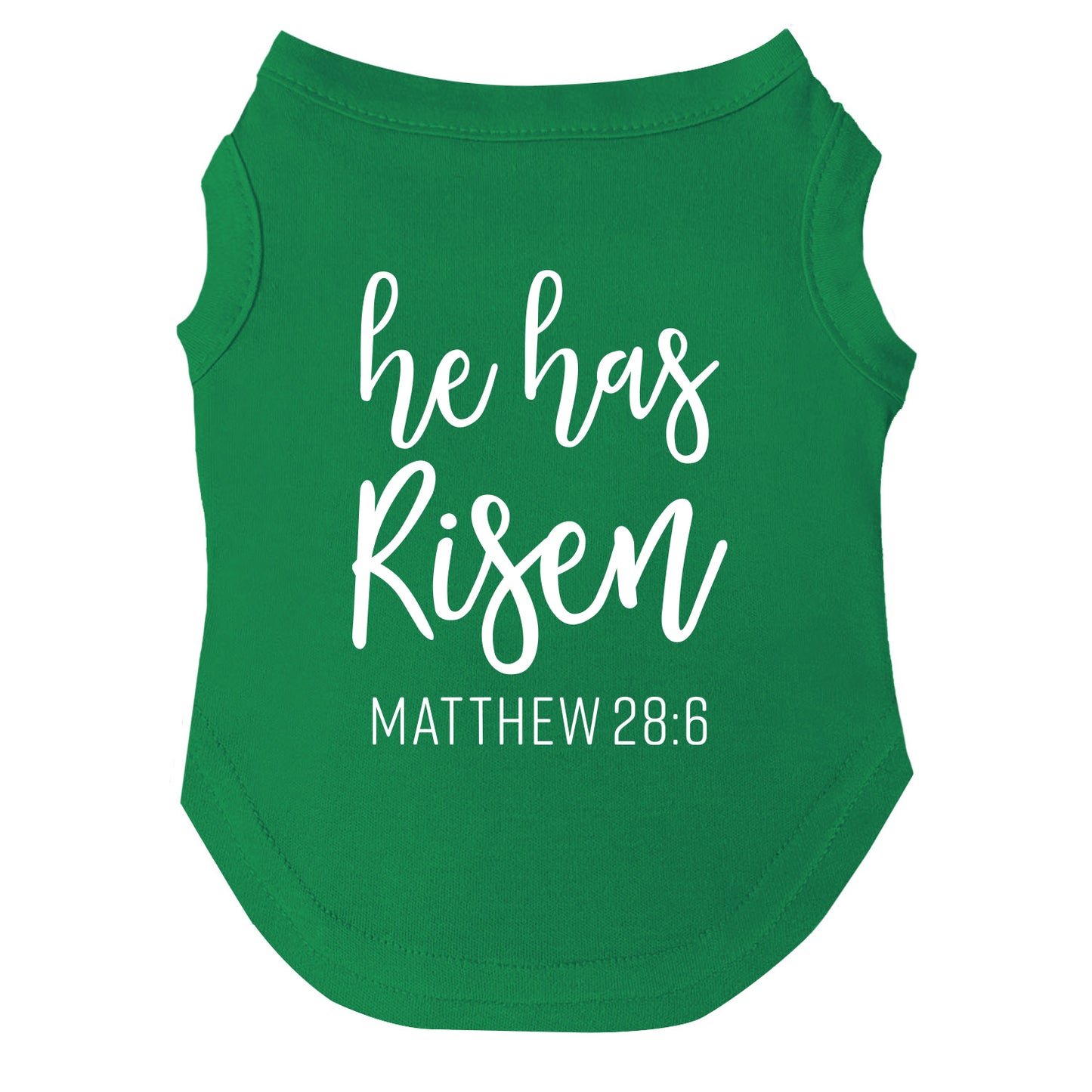 He Has Risen Dog Tee