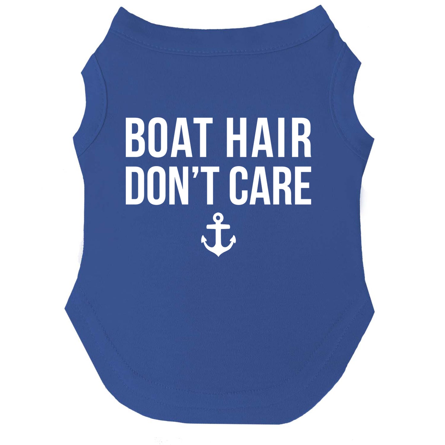 Boat Hair Don't Care Dog Tee
