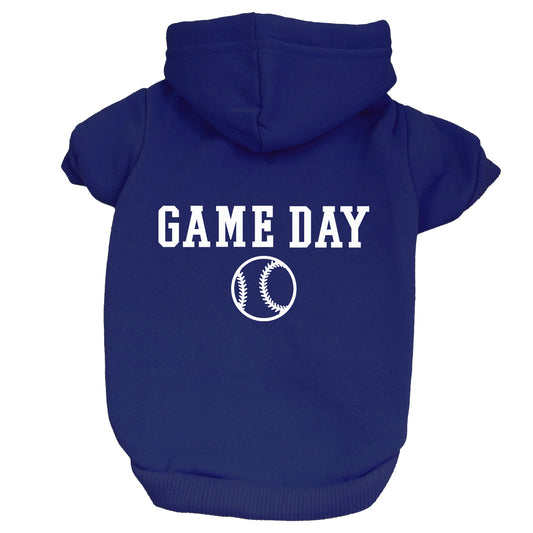 Game Day Baseball Dog Hoodie