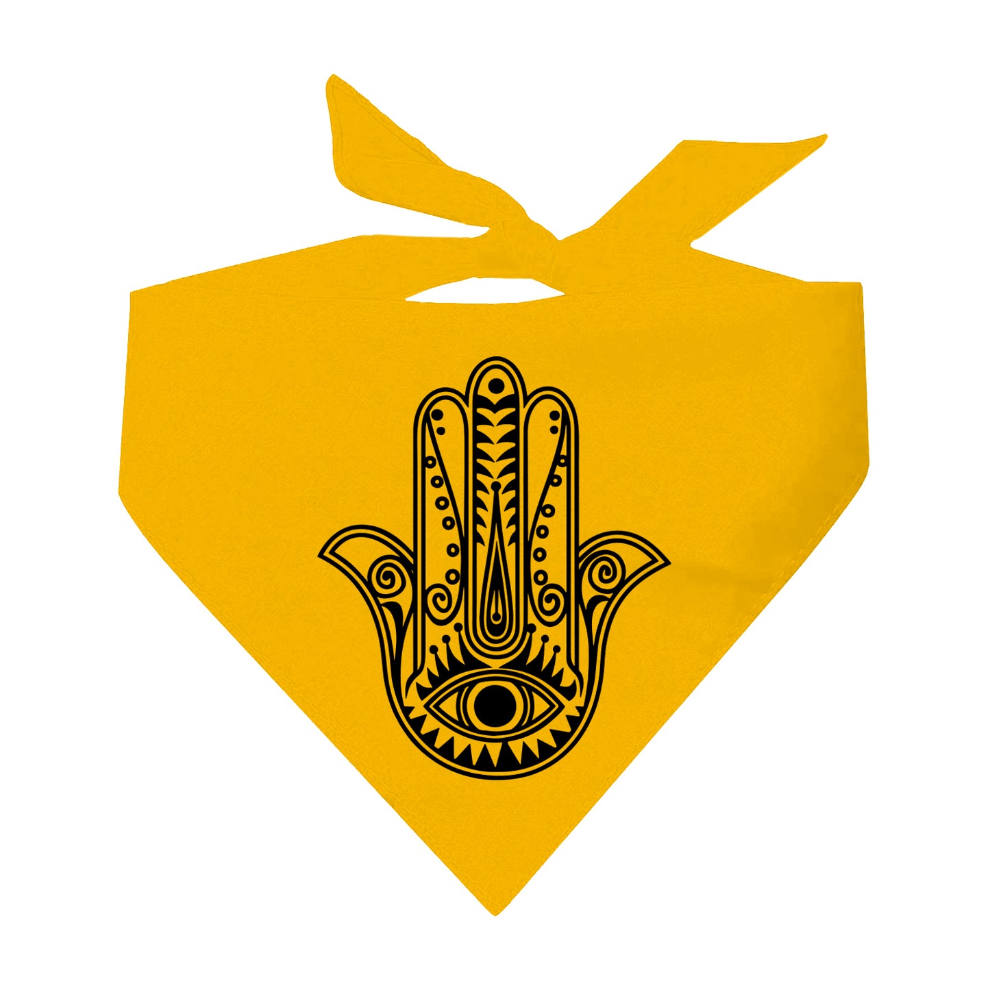 Hamsa Hand Amulet Yoga Dog Bandana
