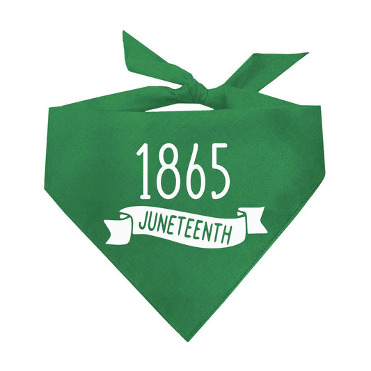 Juneteenth 1865 Freedom Triangle Dog Bandana