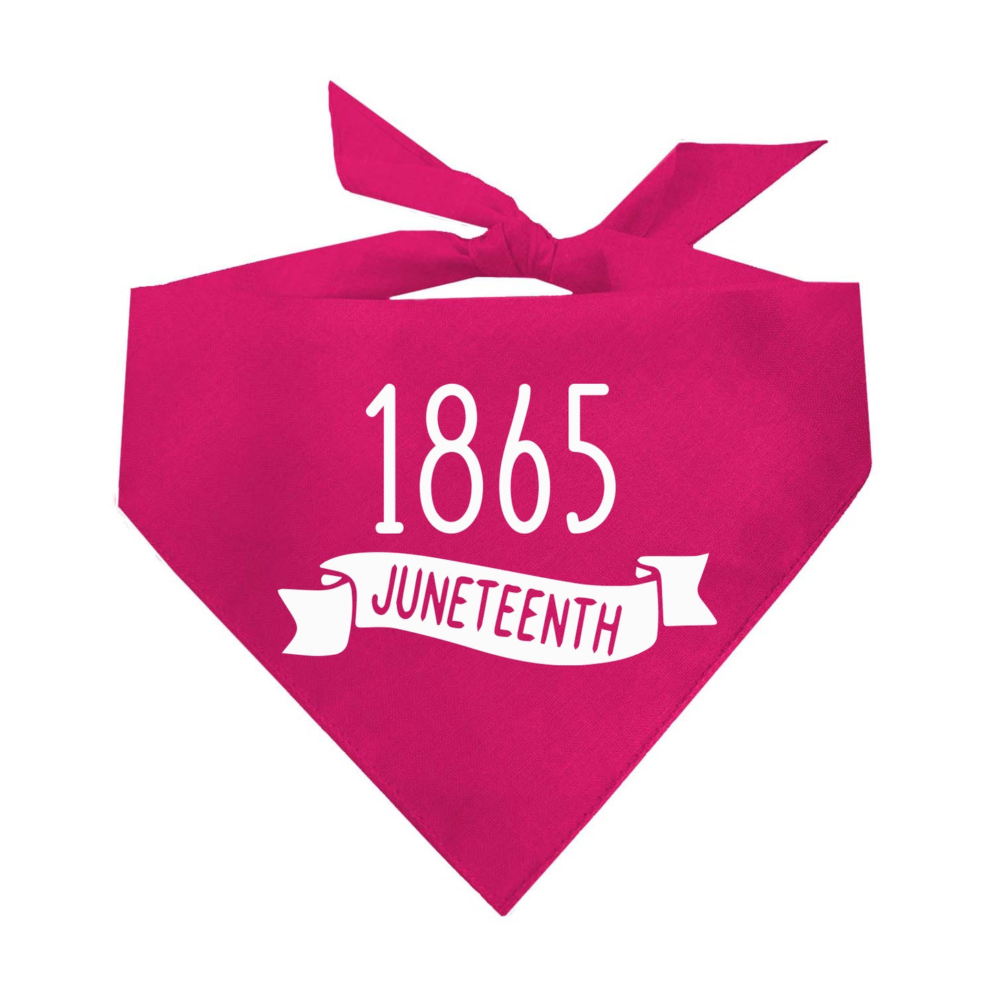 Juneteenth 1865 Freedom Triangle Dog Bandana