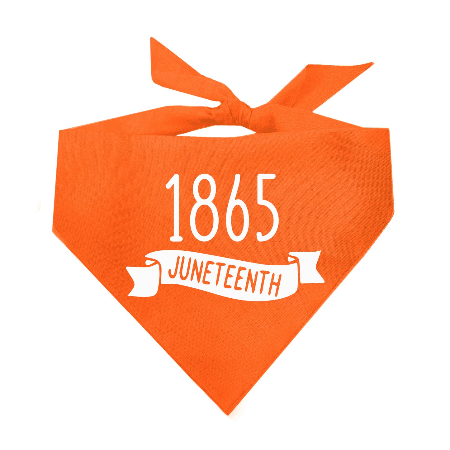 Juneteenth 1865 Freedom Triangle Dog Bandana