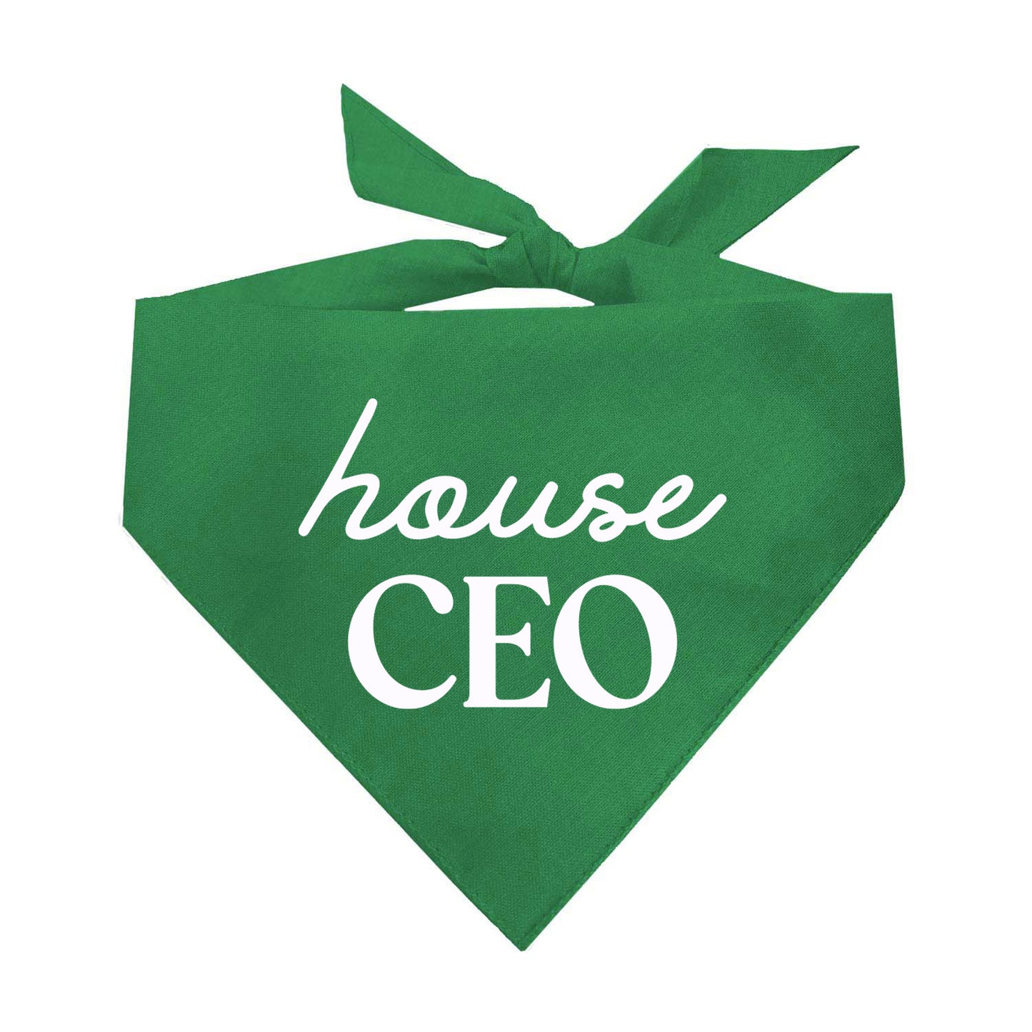 House CEO Triangle Dog Bandana