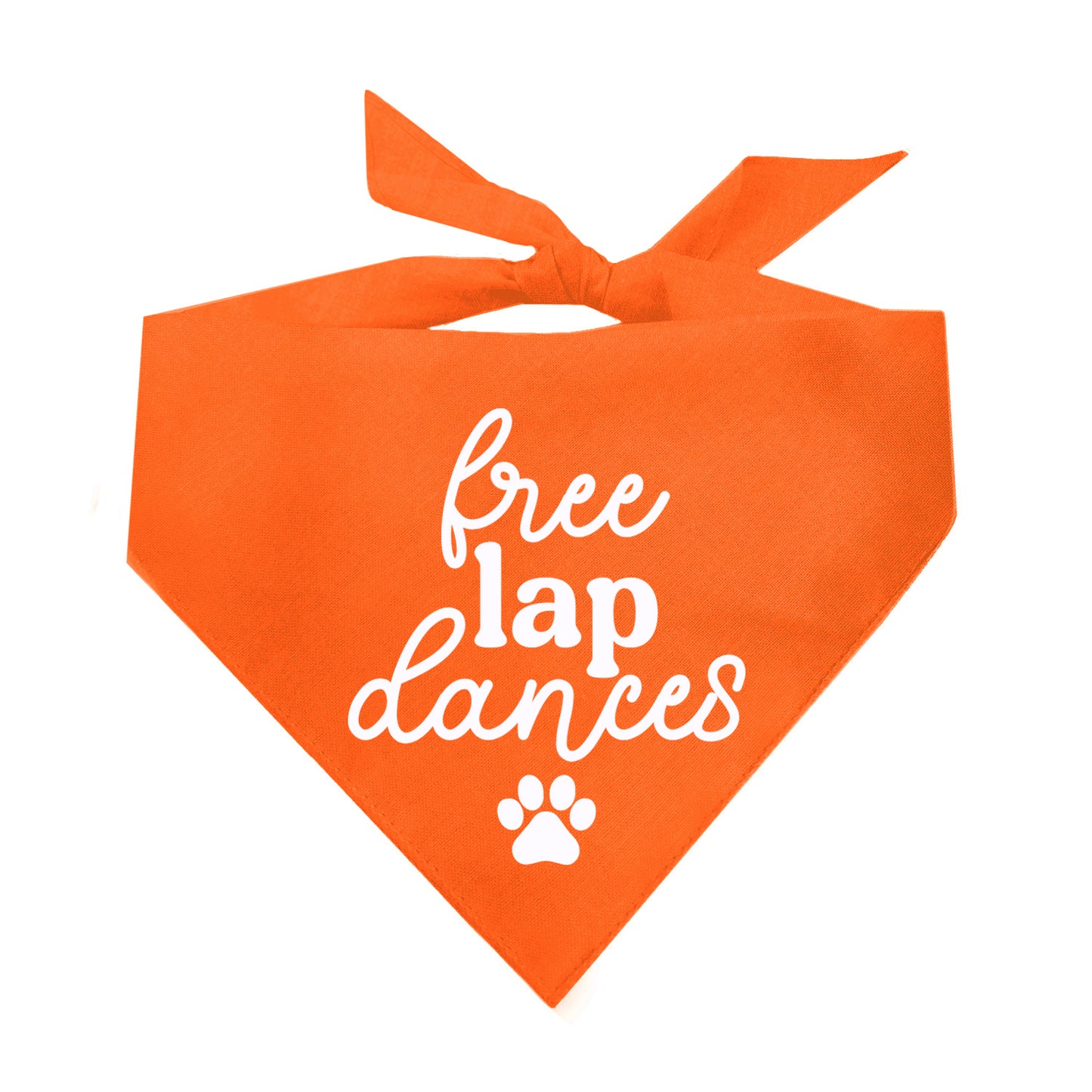 Free Lap Dances Triangle Dog Bandana