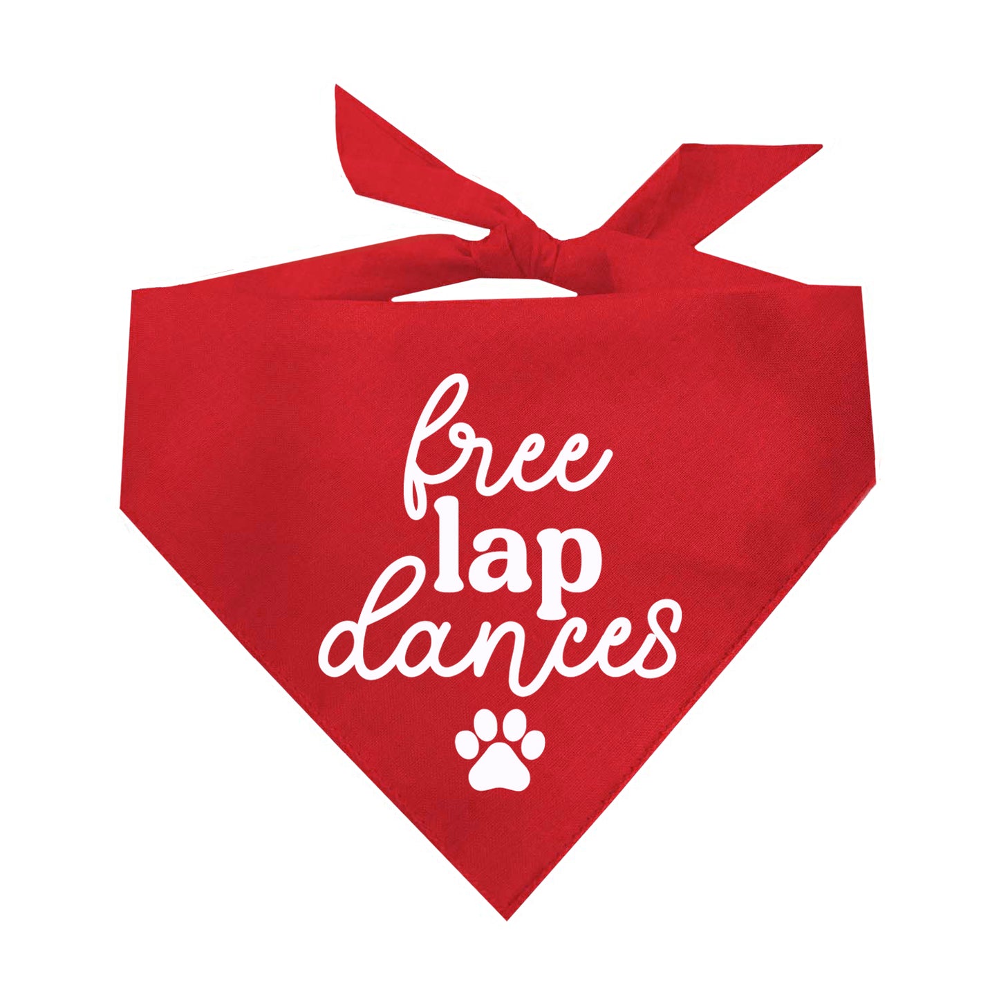 Free Lap Dances Triangle Dog Bandana