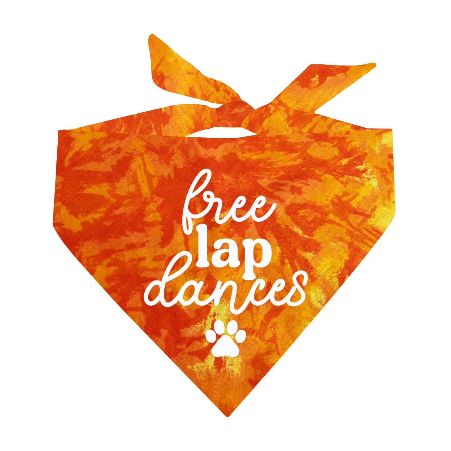 Free Lap Dances Rainbow Pattern Dog Bandana