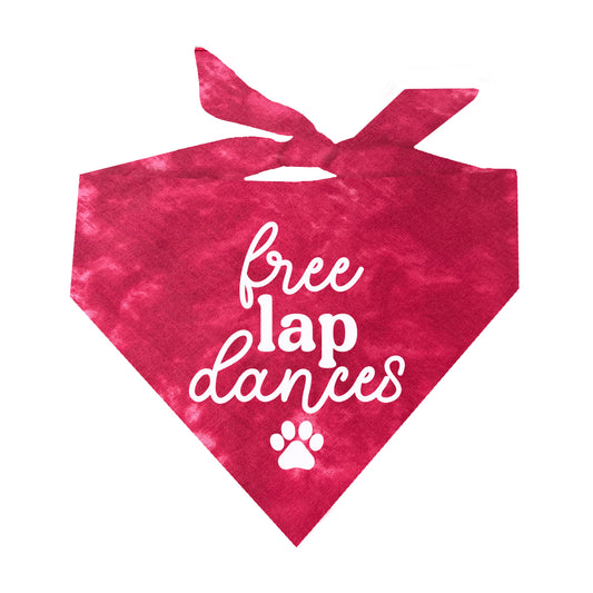 Free Lap Dances Rainbow Pattern Dog Bandana