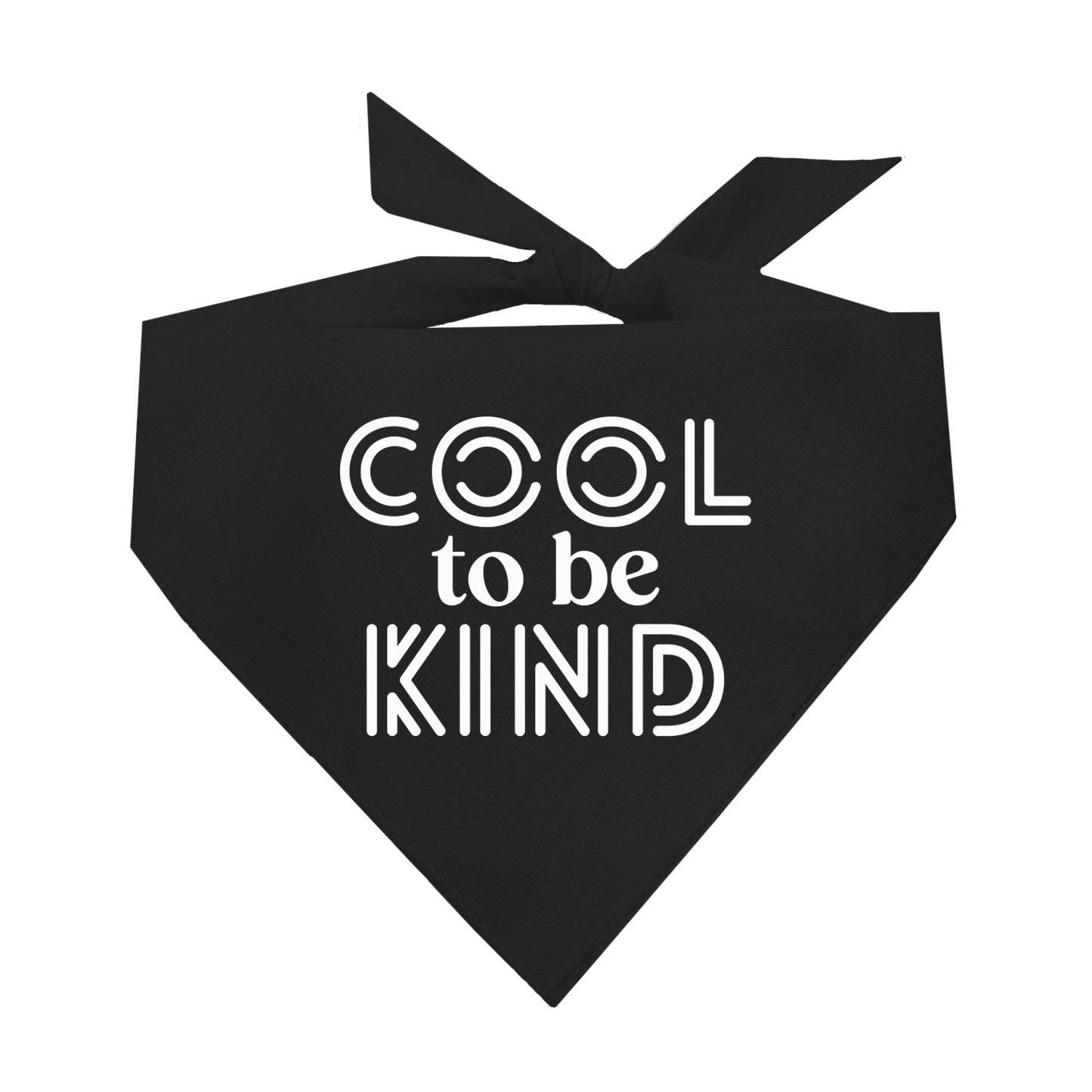 Cool To Be Kind Triangle Dog Bandana
