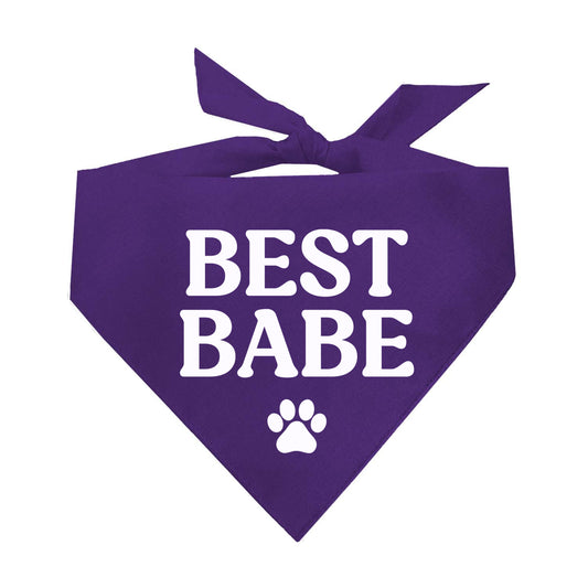 Best Babe Triangle Dog Bandana
