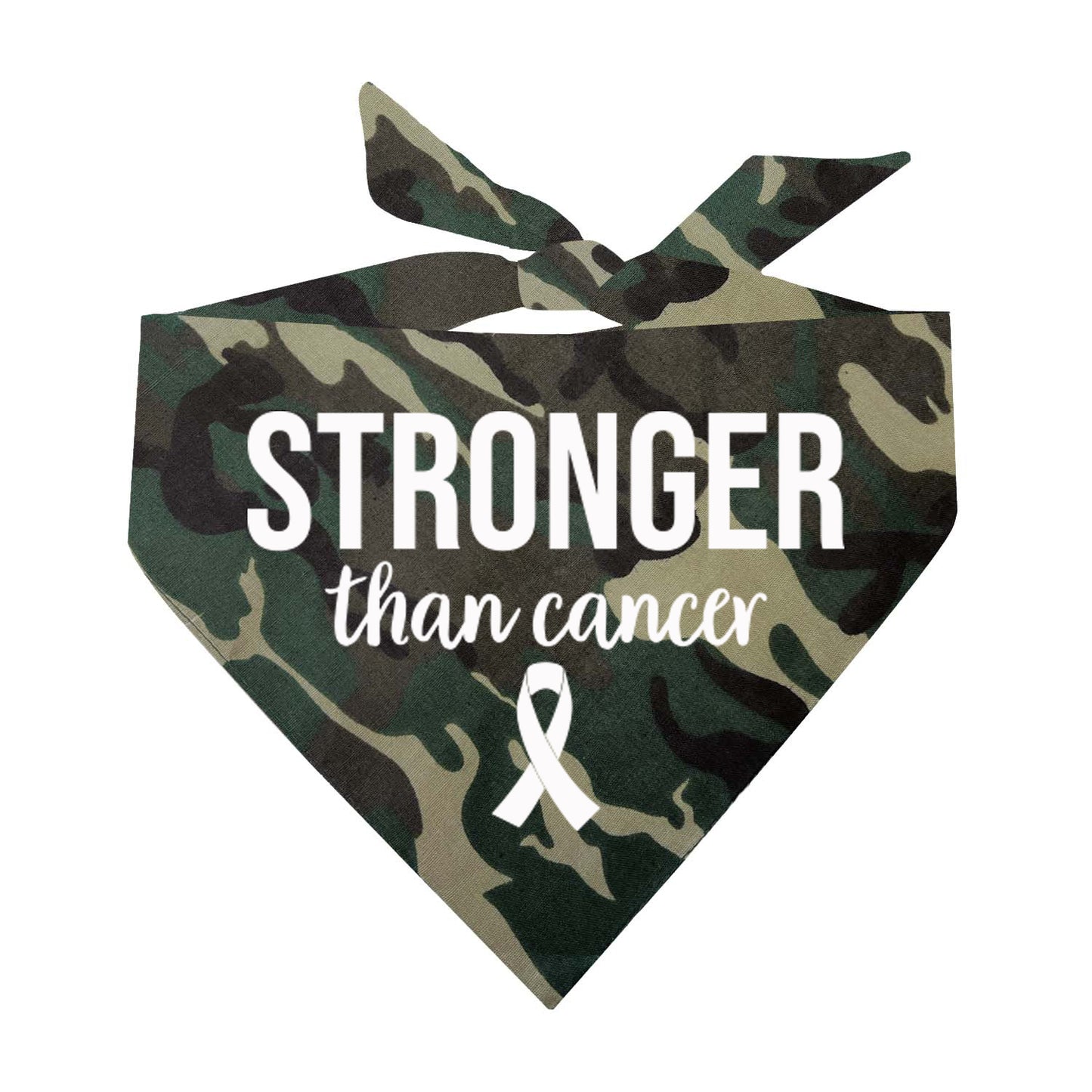 Stronger Than Cancer Dog Bandana