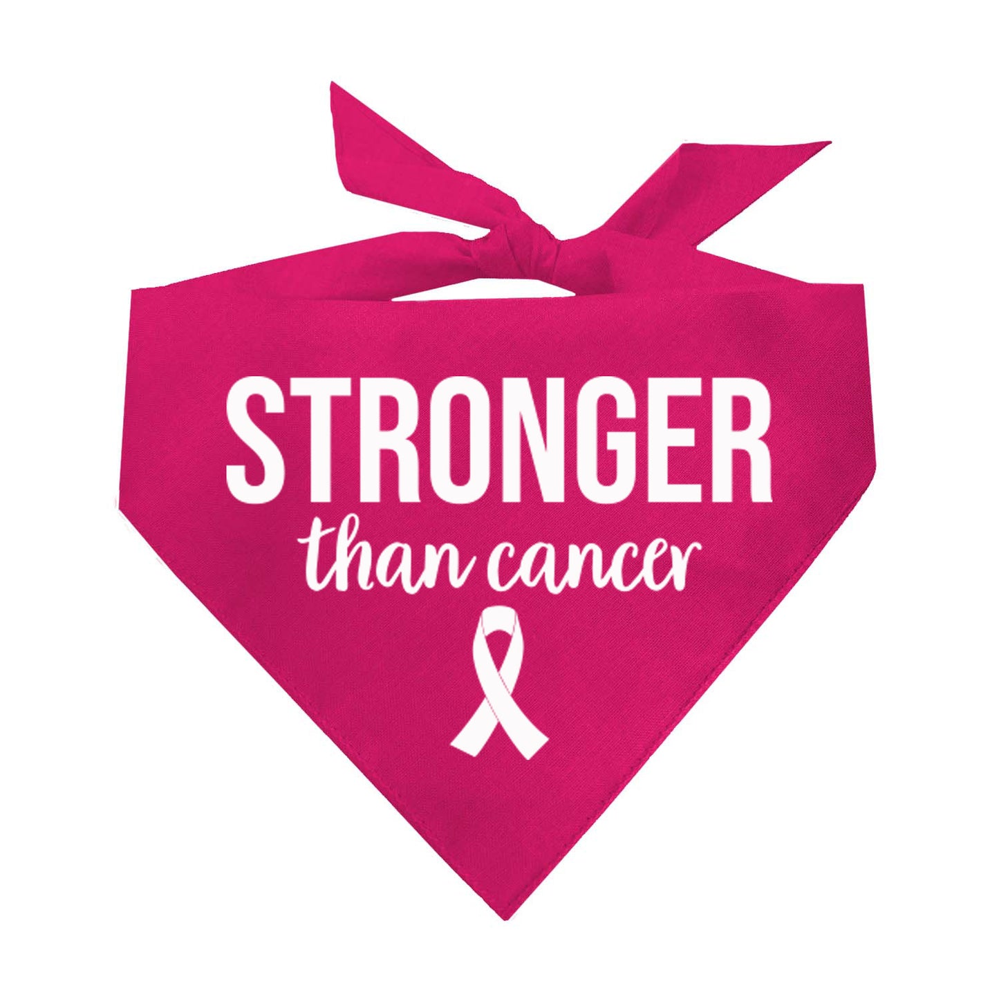 Stronger Than Cancer Dog Bandana