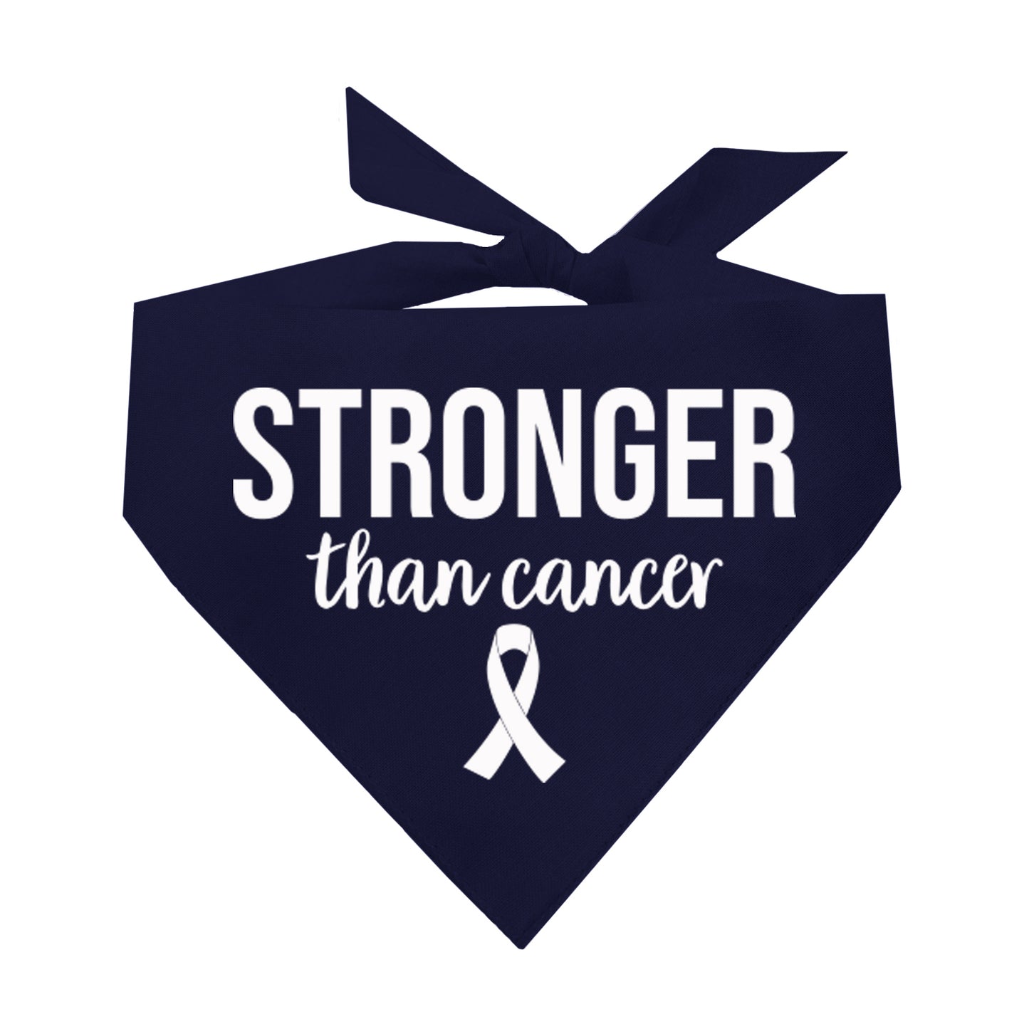 Stronger Than Cancer Dog Bandana