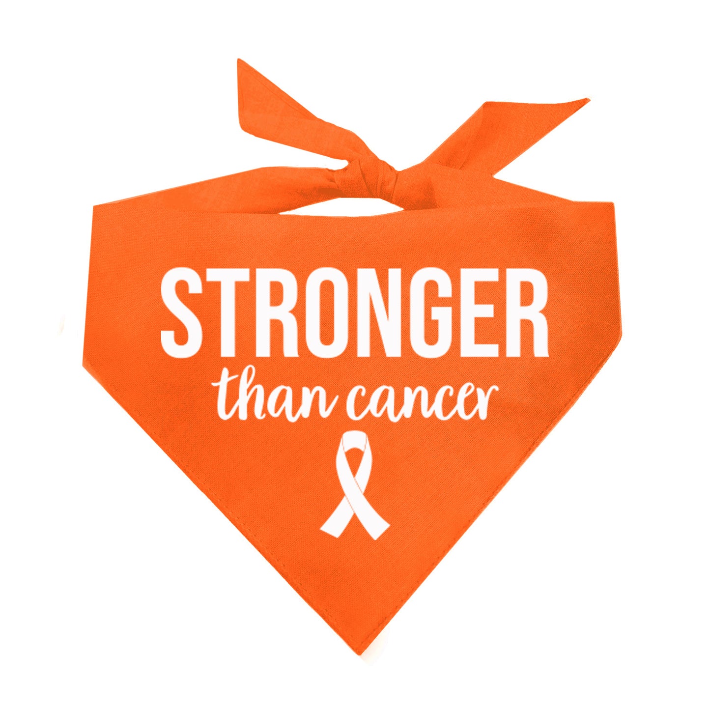Stronger Than Cancer Dog Bandana
