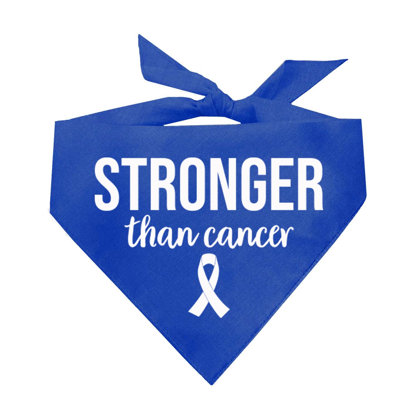 Stronger Than Cancer Dog Bandana
