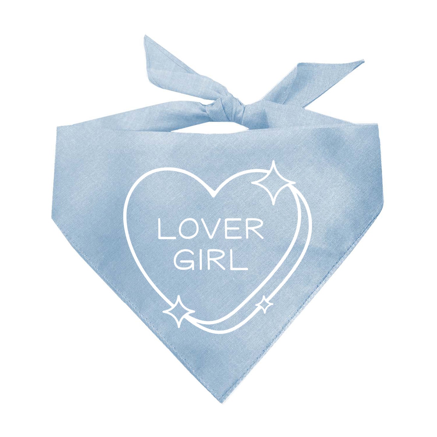 Lover Girl Candy Heart Valentine's Day Triangle Dog Bandana