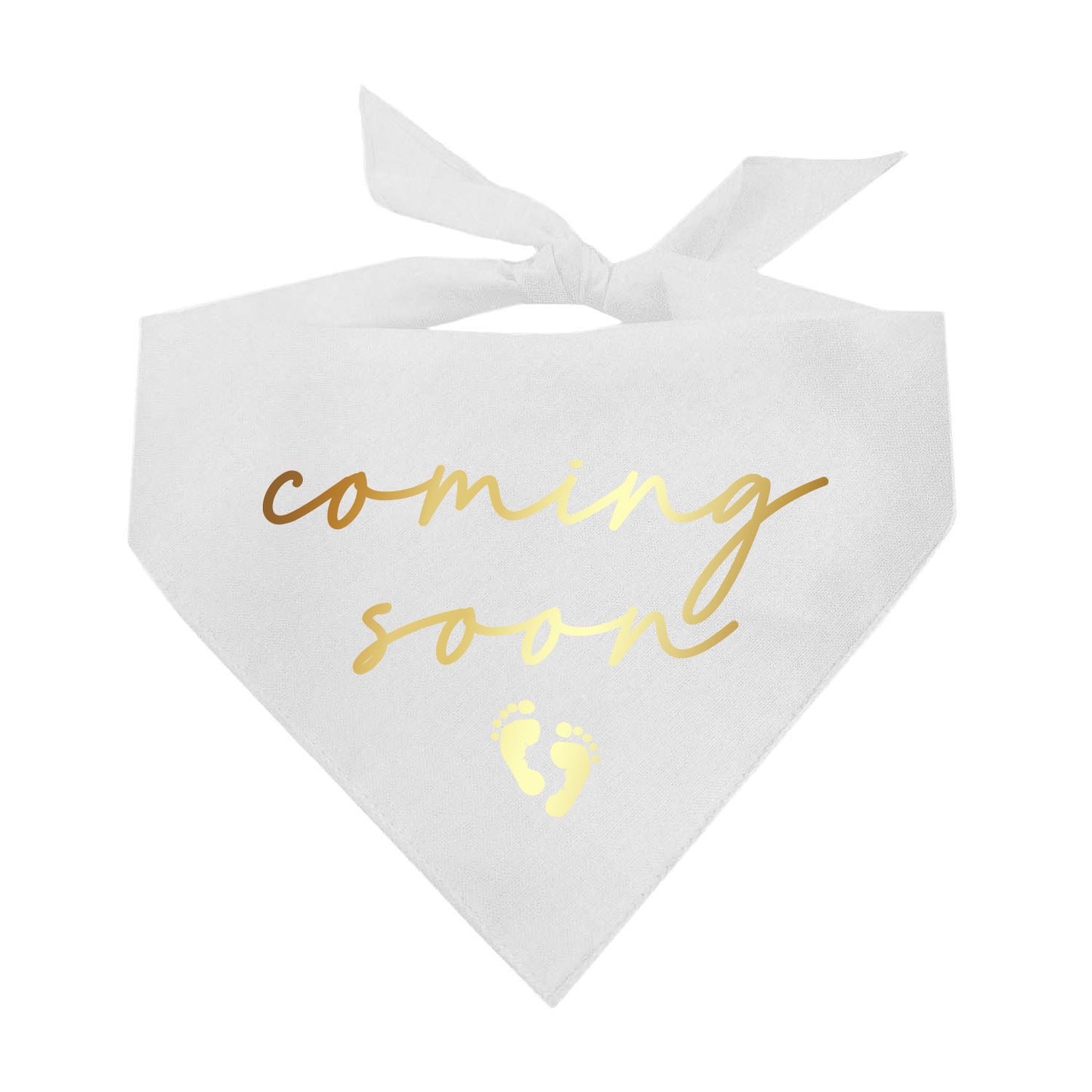Coming Soon Metallic Dog Bandana