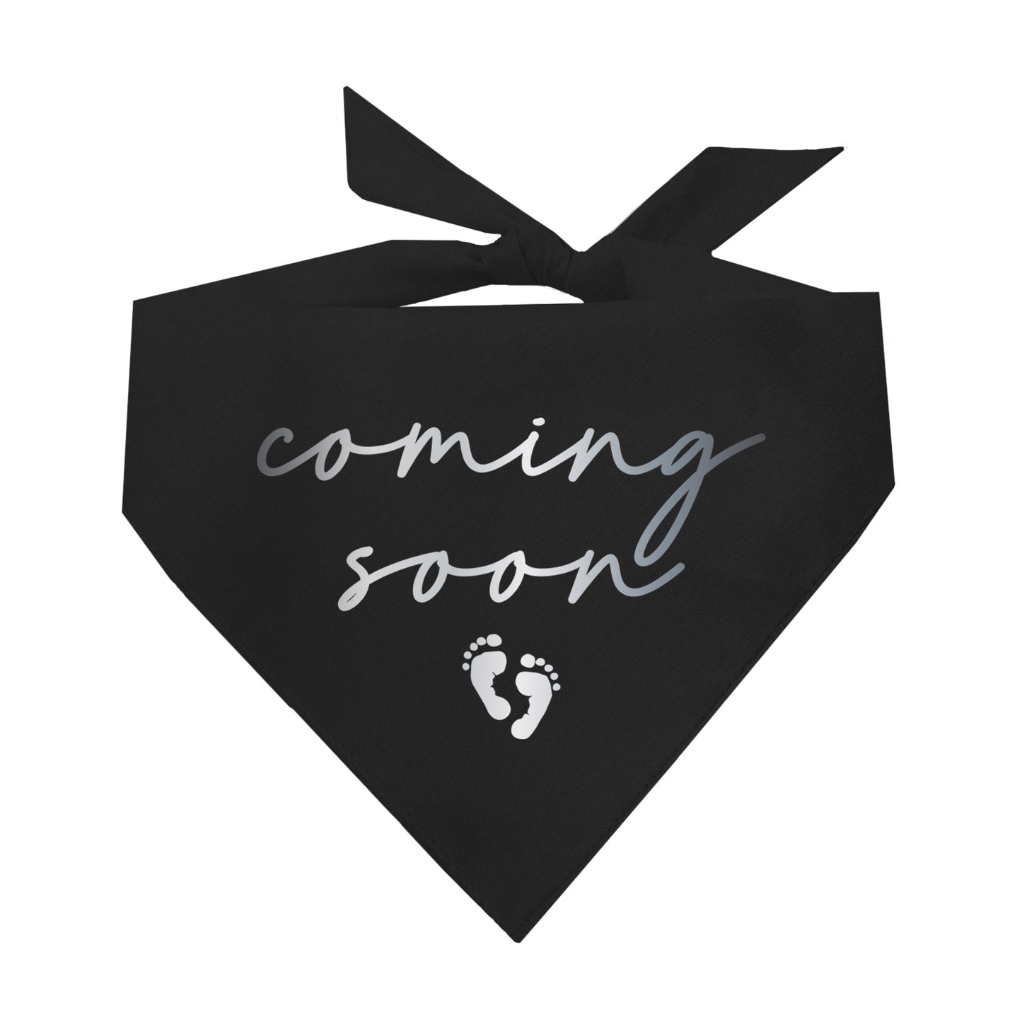 Coming Soon Metallic Dog Bandana