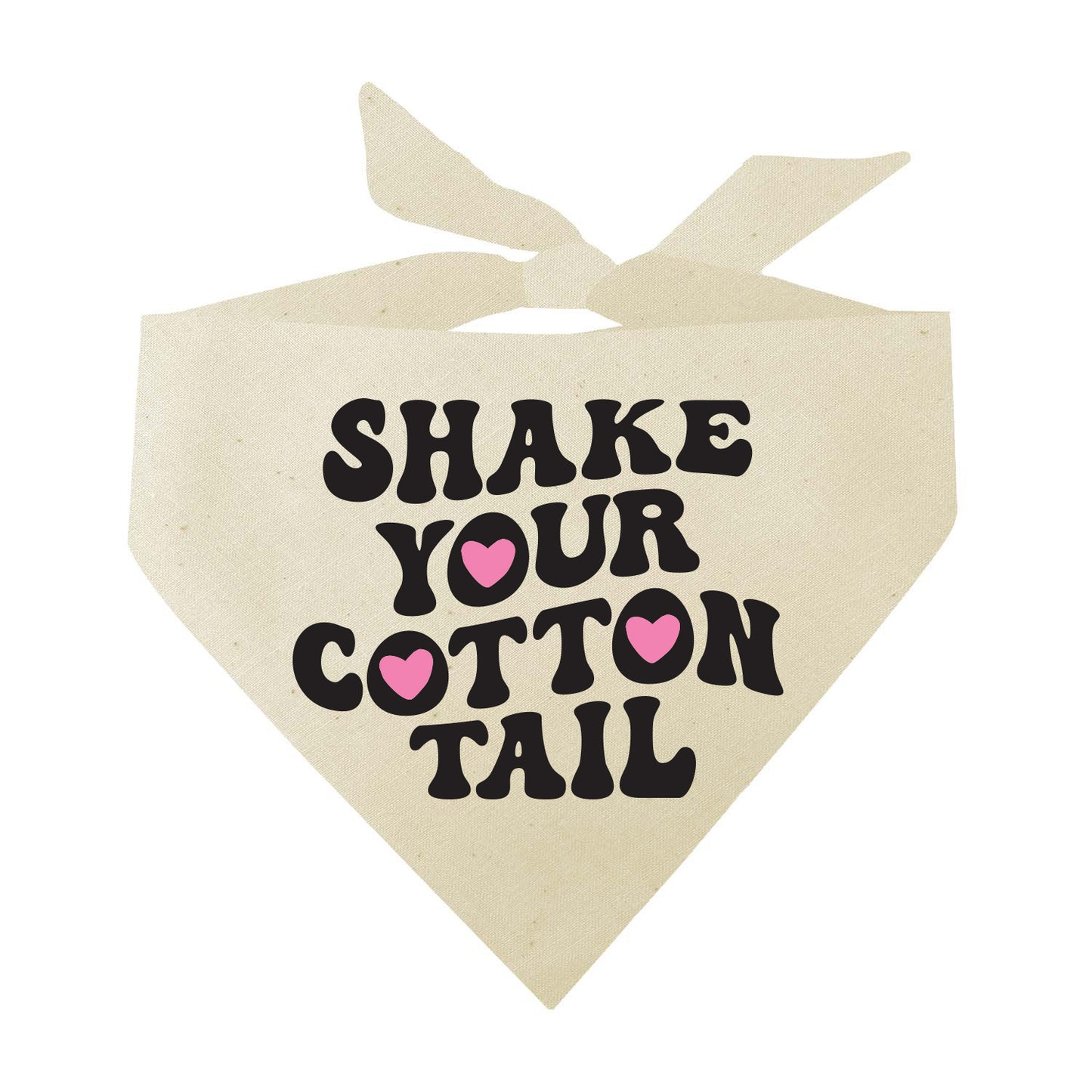Shake Your Cotton Tail Easter Triangle Dog Bandana