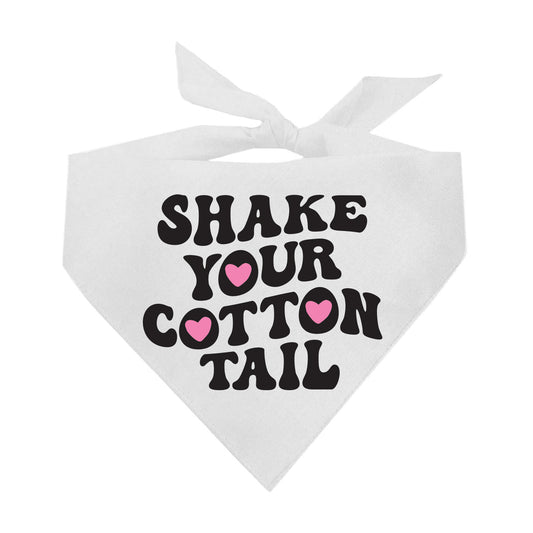 Shake Your Cotton Tail Easter Triangle Dog Bandana