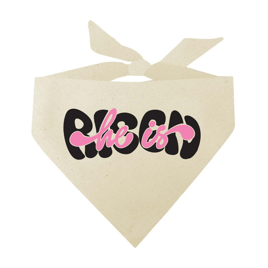 He Is Risen Easter Triangle Dog Bandana