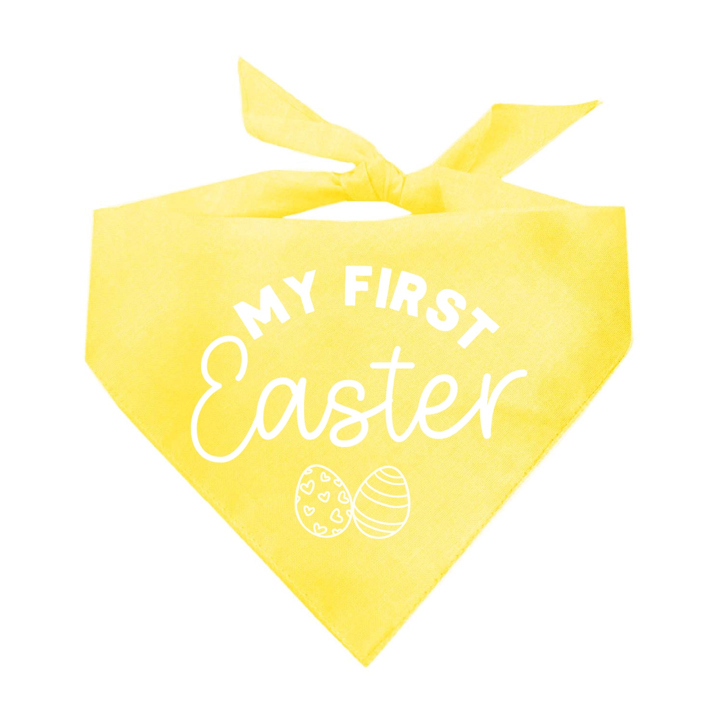 My First Easter Easter Triangle Dog Bandana