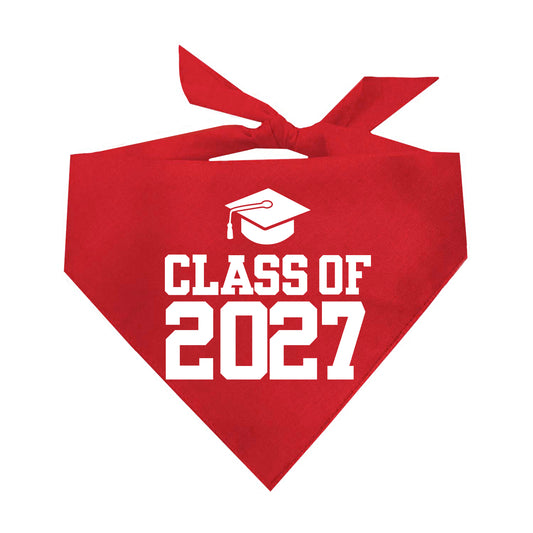 Class of 2027 Triangle Dog Bandana