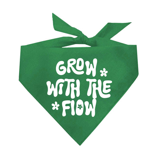 Grow With The Flow Spring Triangle Dog Bandana