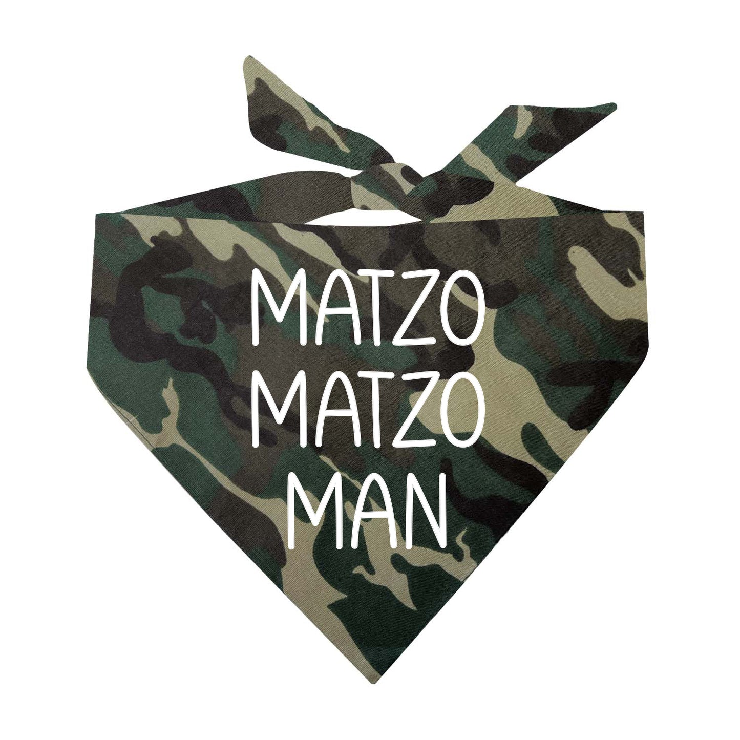 Matzo Matzo Man Triangle Dog Bandana