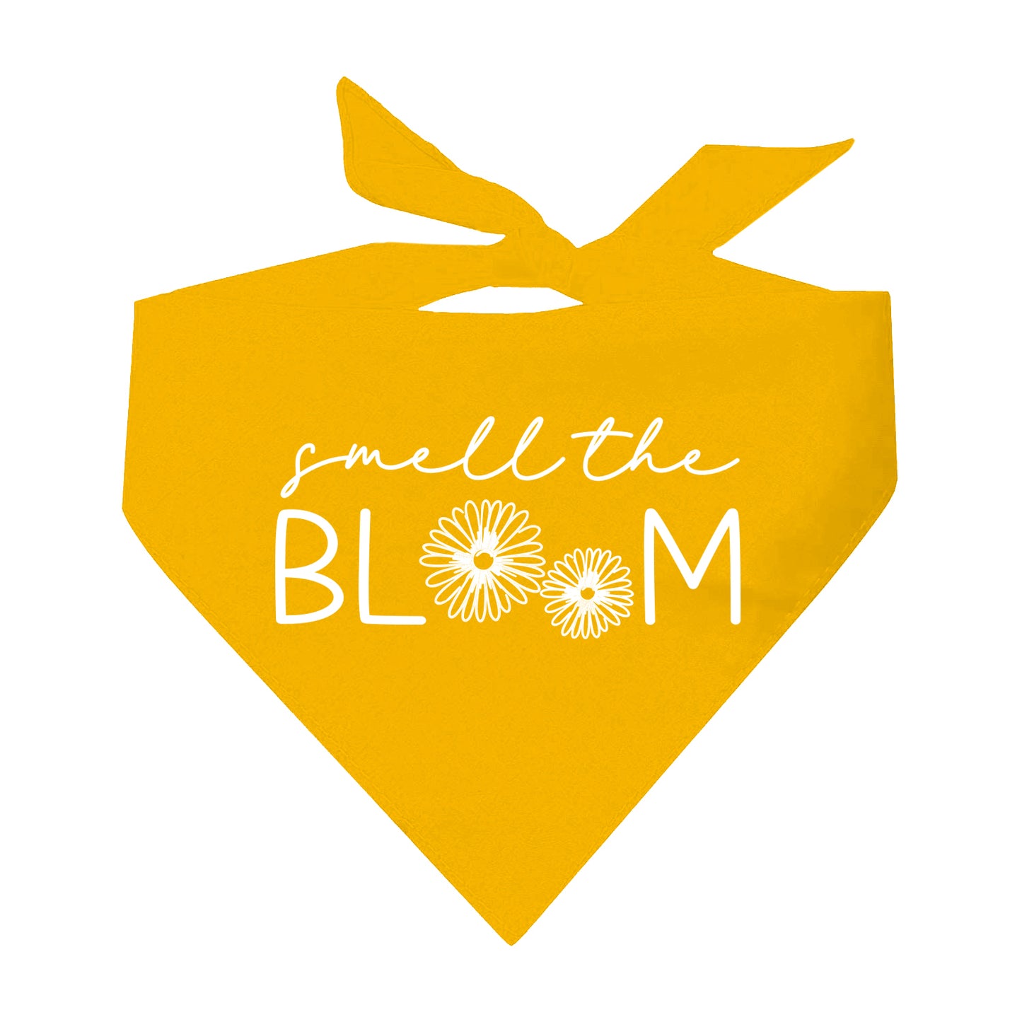 Smell The Bloom Spring Triangle Dog Bandana