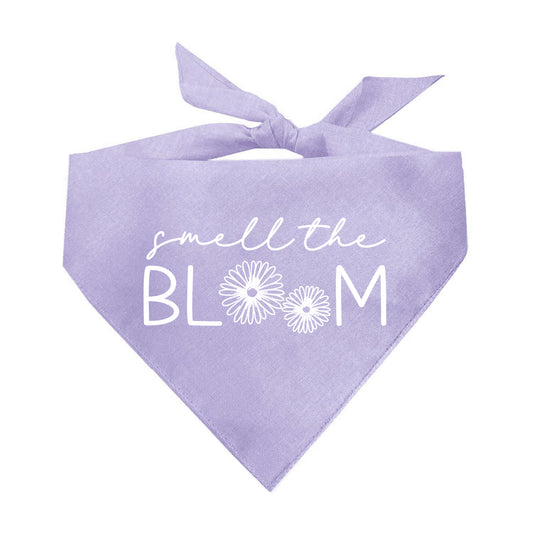 Smell The Bloom Spring Triangle Dog Bandana