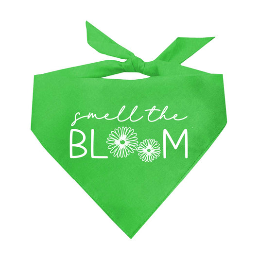 Smell The Bloom Spring Triangle Dog Bandana