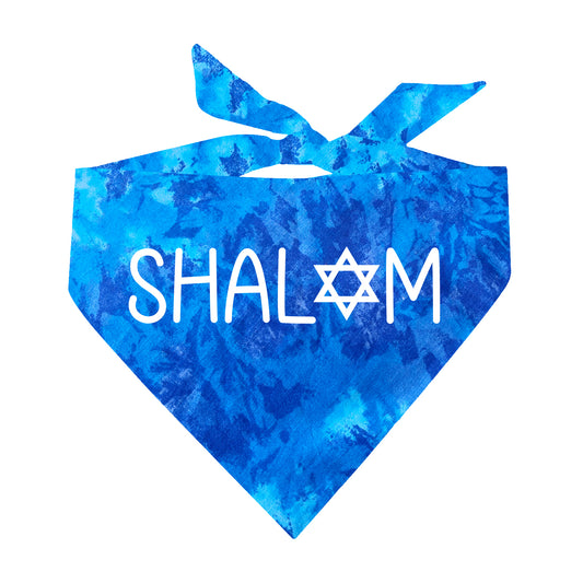 Shalom Triangle Dog Bandana