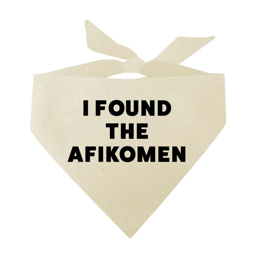 I Found The Afikoman Passover Triangle Dog Bandana