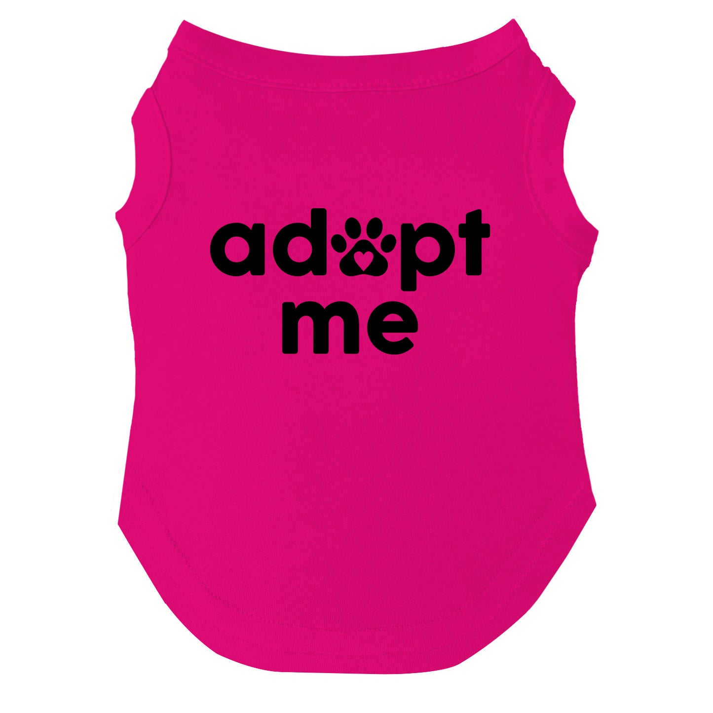 Adopt Me β Dog Tee | Bold Black Font | Shelter & Foster Pup Shirt | Soft & Washable