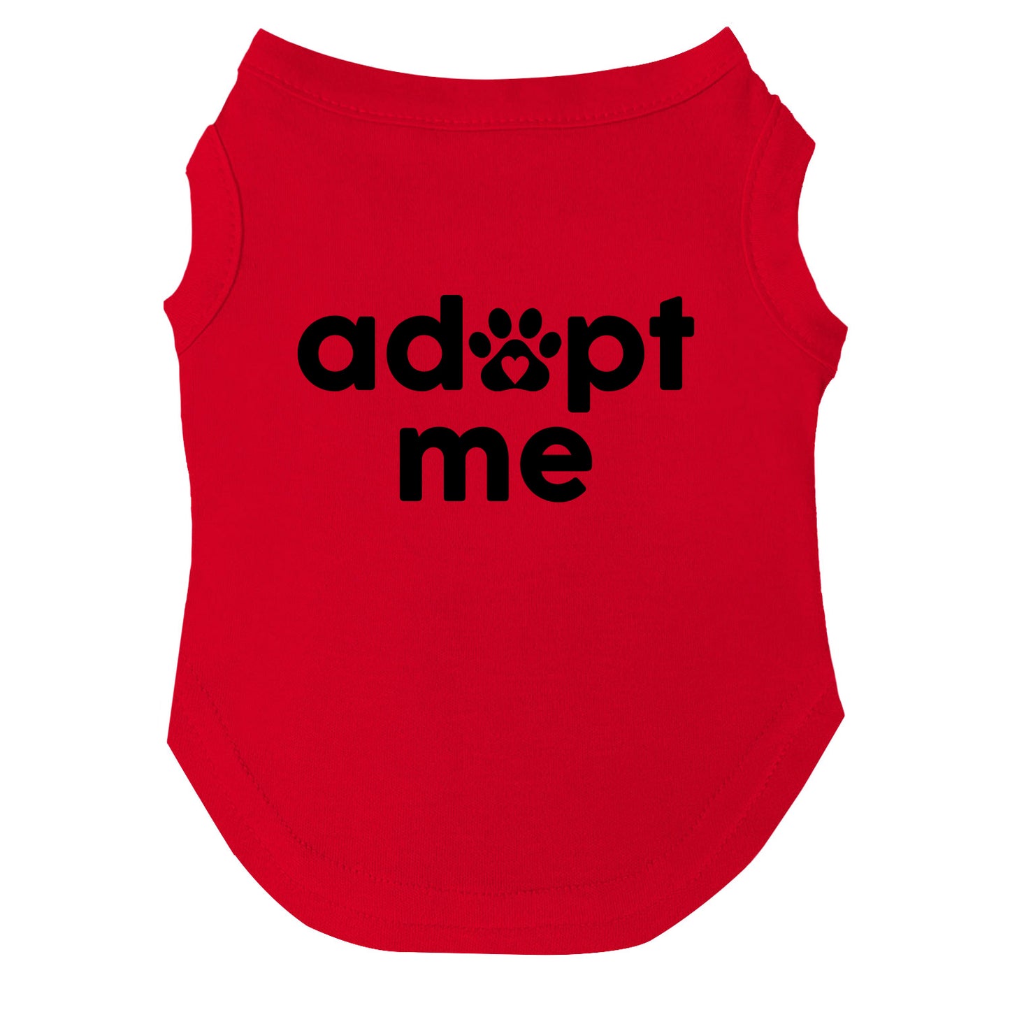 Adopt Me β Dog Tee | Bold Black Font | Shelter & Foster Pup Shirt | Soft & Washable