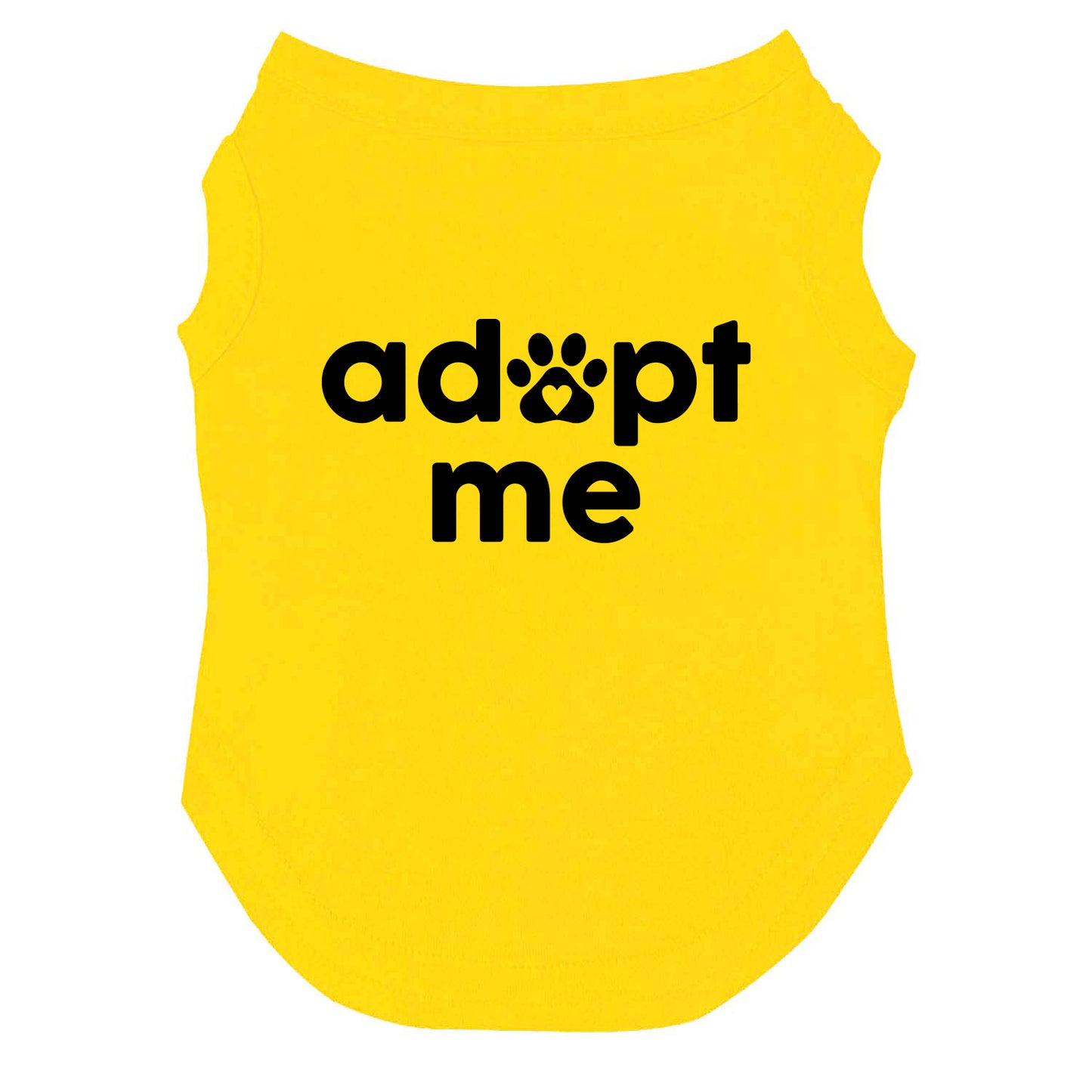 Adopt Me β Dog Tee | Bold Black Font | Shelter & Foster Pup Shirt | Soft & Washable