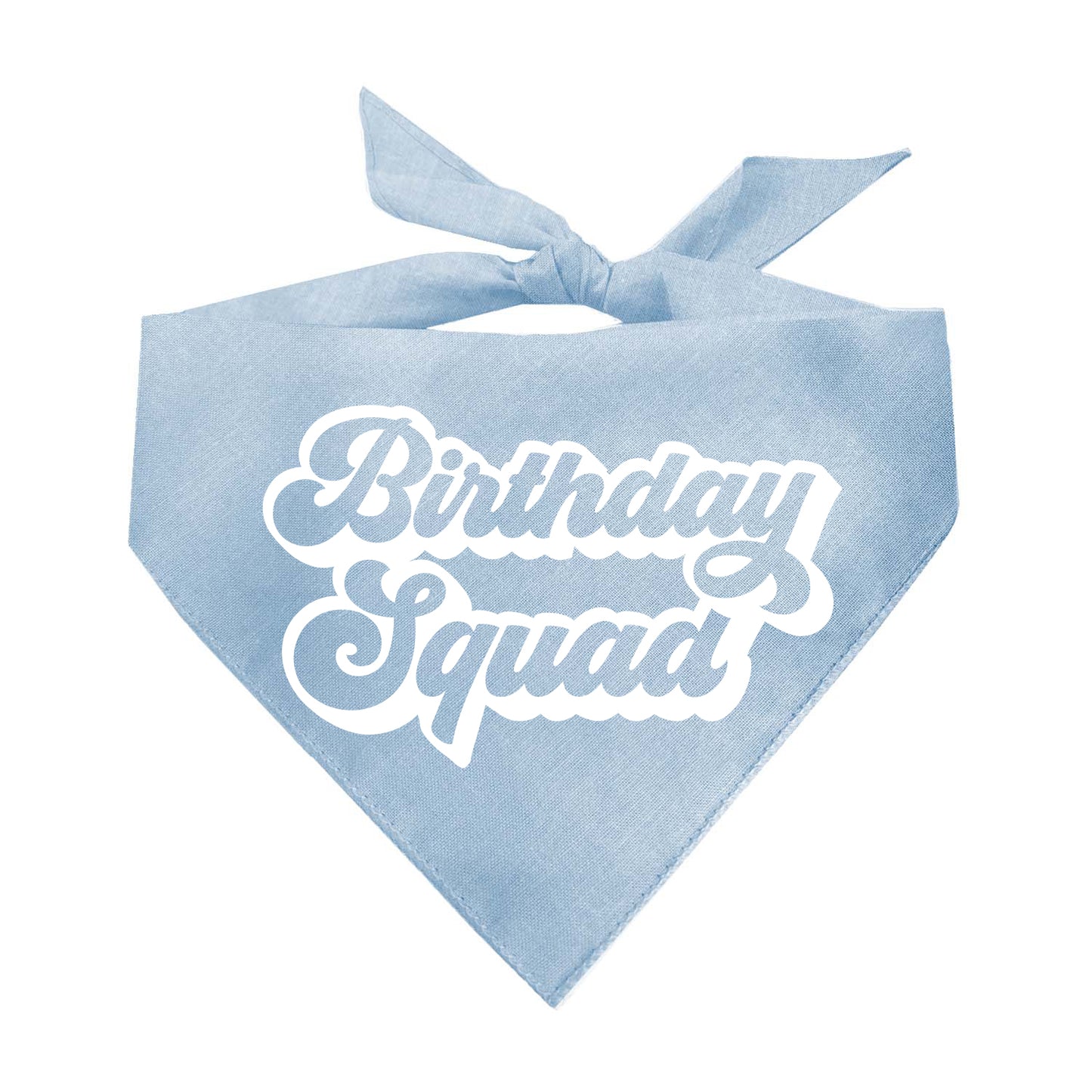 Birthday Squad Triangle Dog Bandana