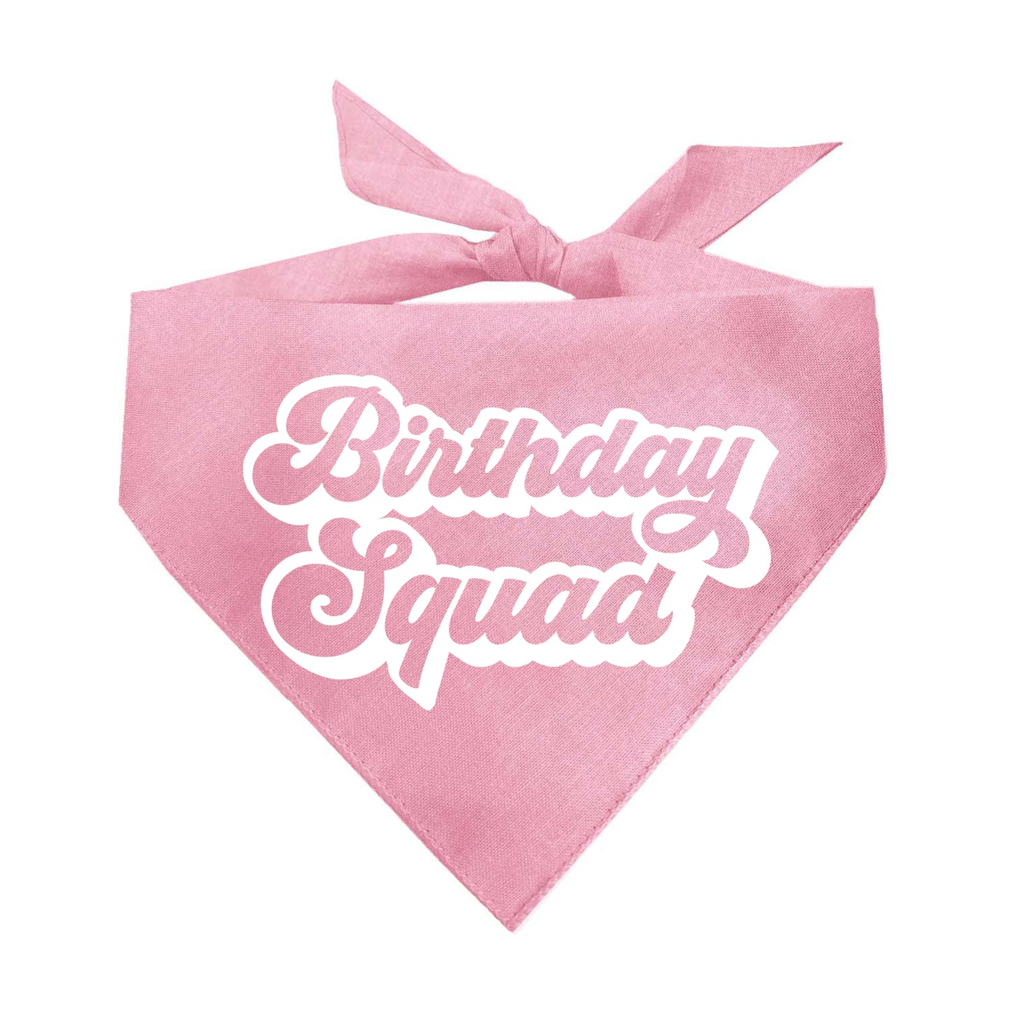 Birthday Squad Triangle Dog Bandana