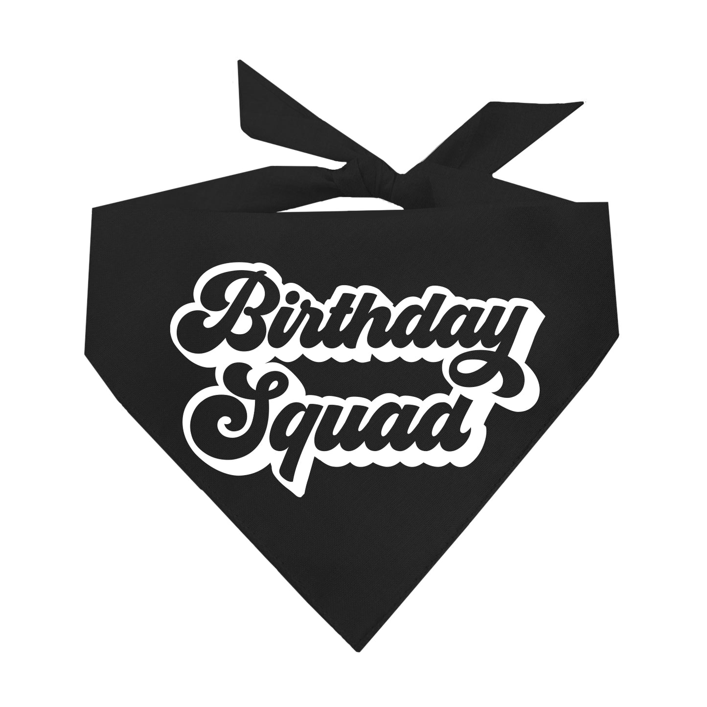 Birthday Squad Triangle Dog Bandana