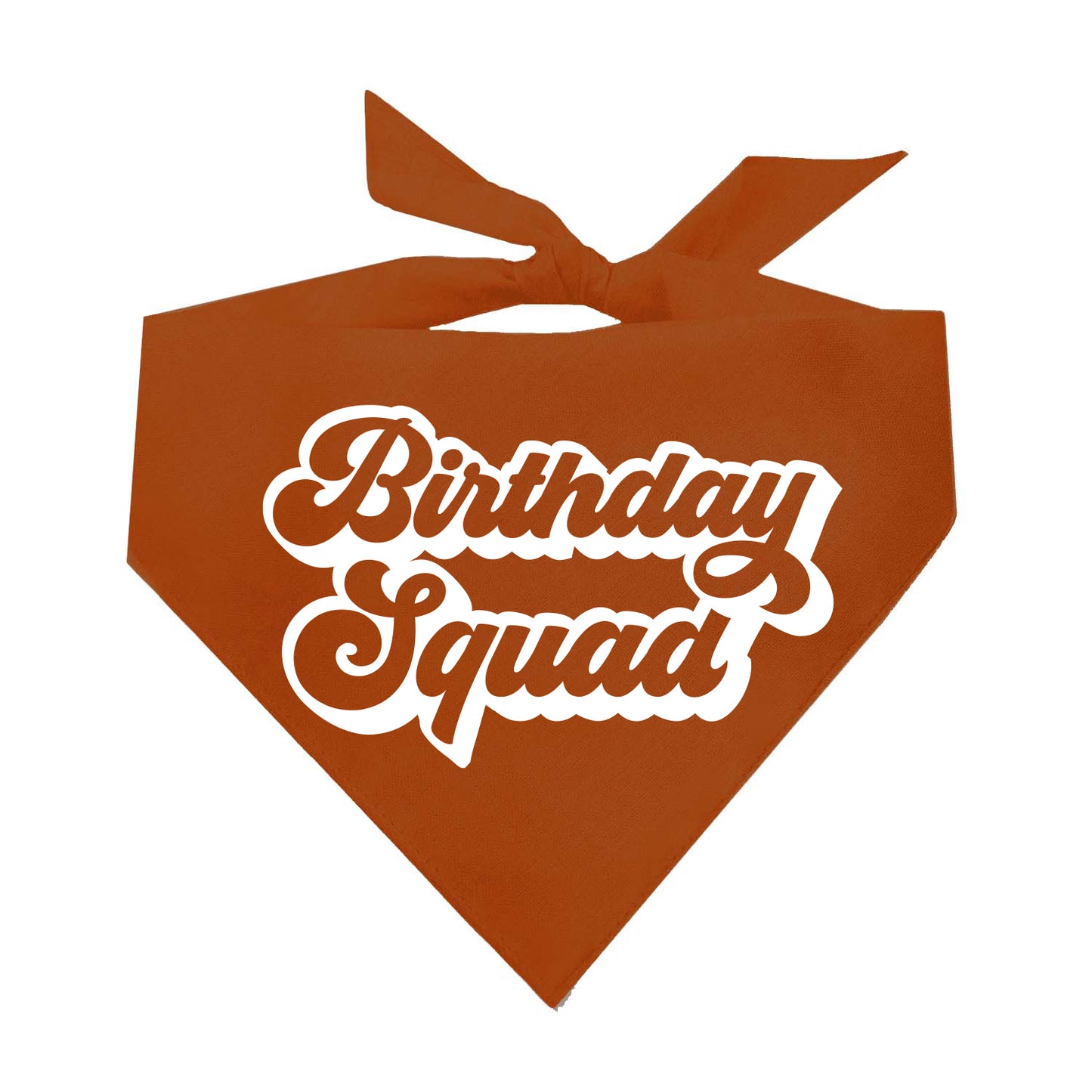 Birthday Squad Triangle Dog Bandana