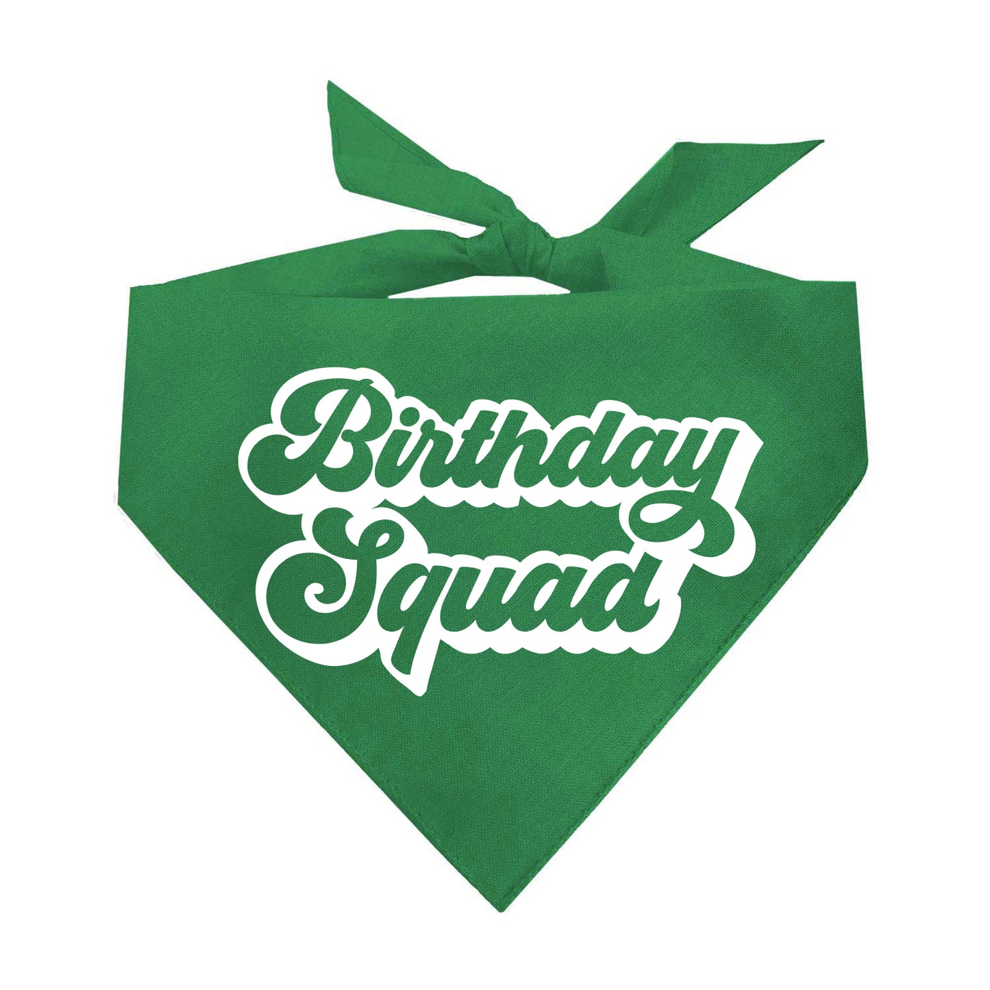 Birthday Squad Triangle Dog Bandana