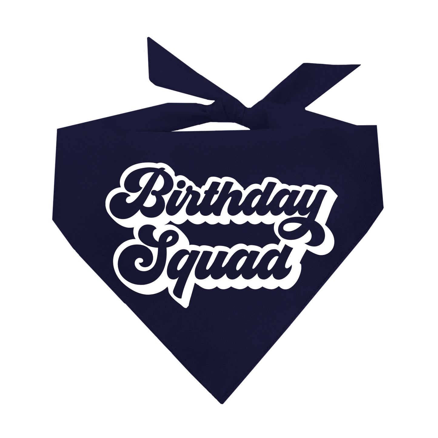 Birthday Squad Triangle Dog Bandana