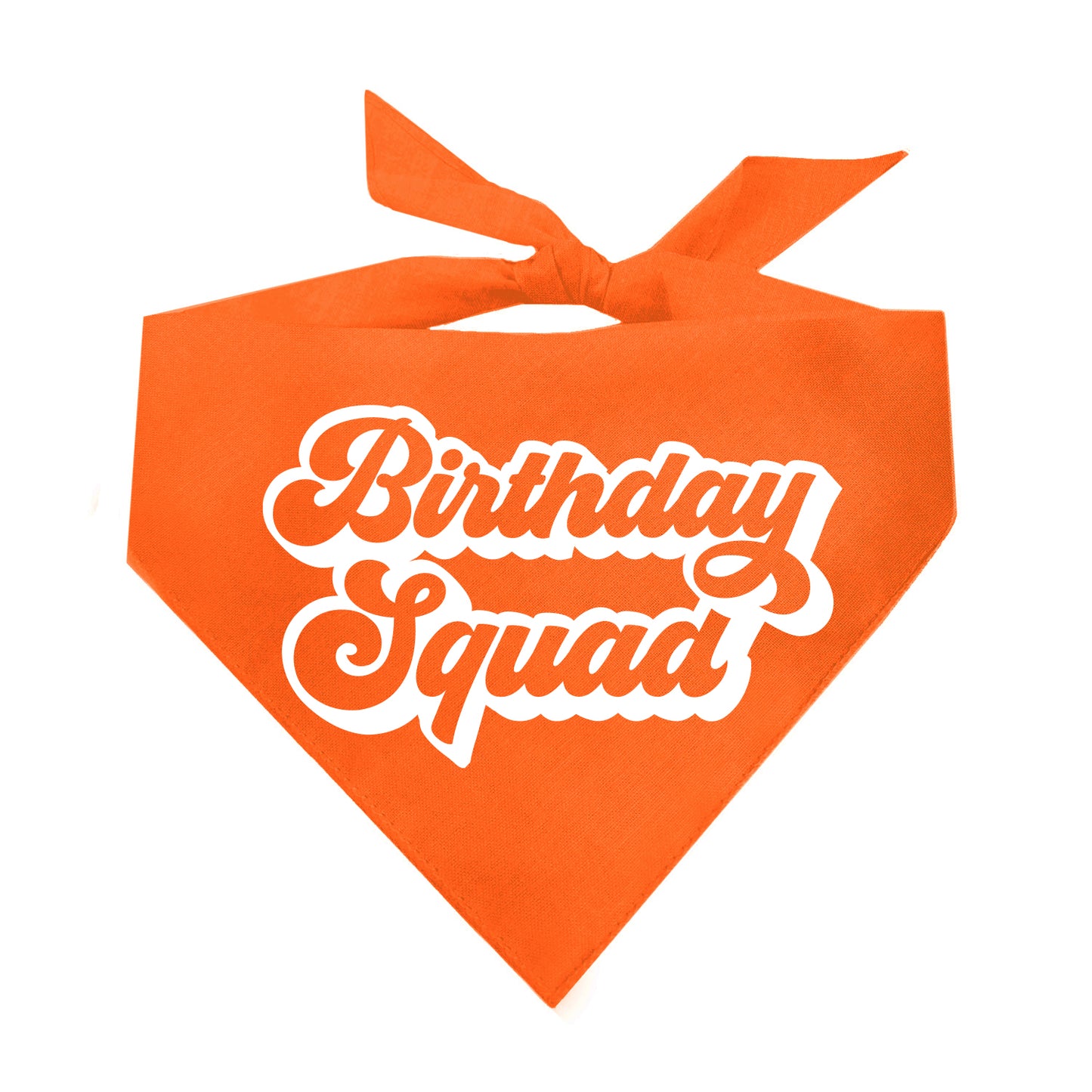 Birthday Squad Triangle Dog Bandana