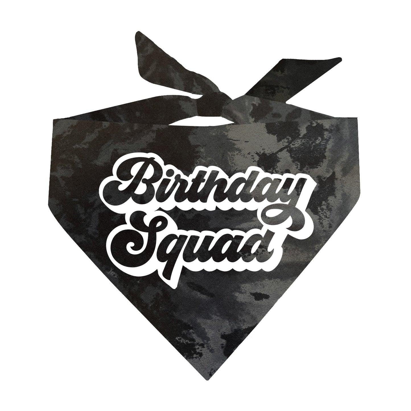Birthday Squad Triangle Dog Bandana