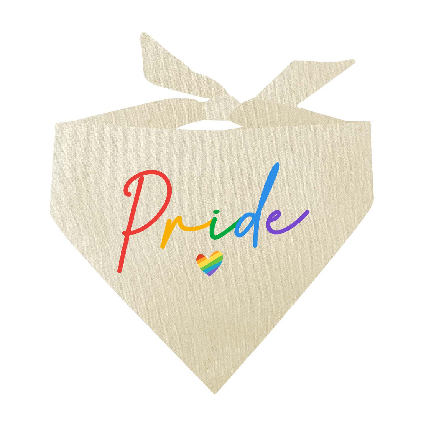Script Pride (Pride) Triangle Dog Bandana