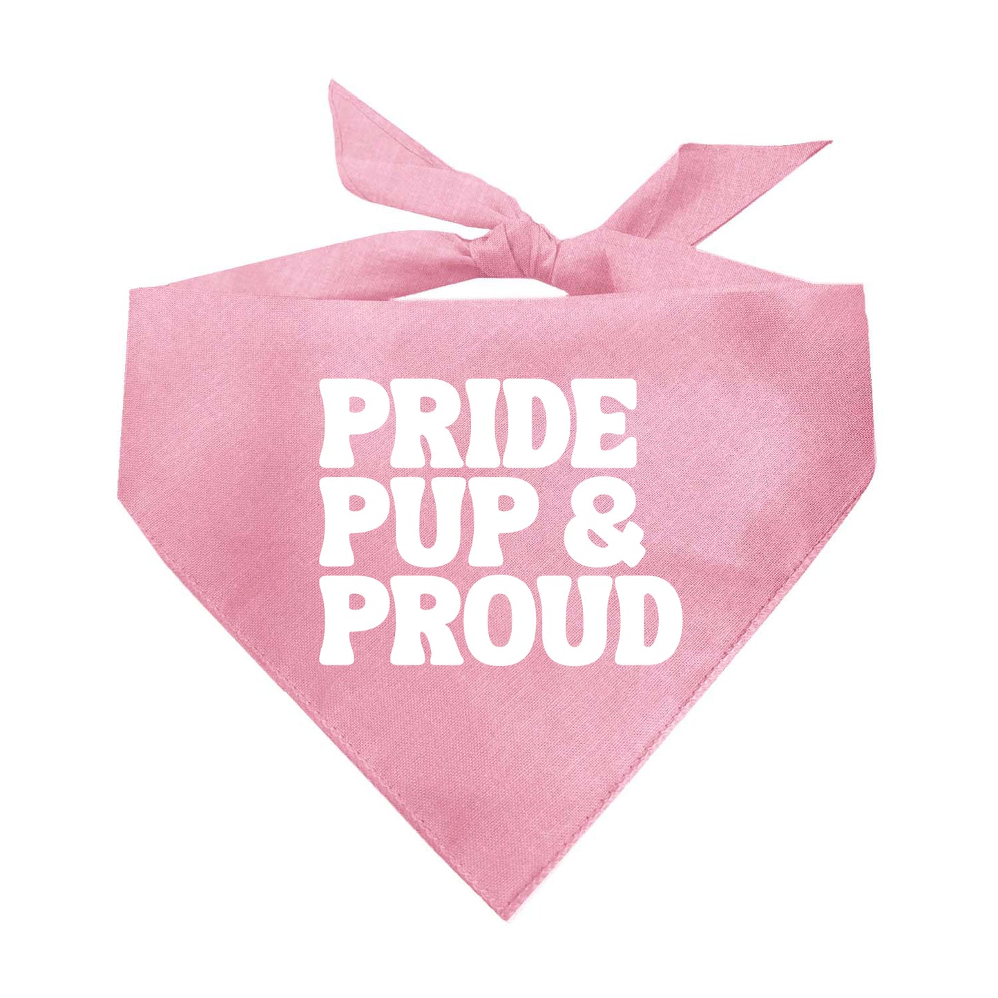 Pride Pup & Proud (Pride) Triangle Dog Bandana
