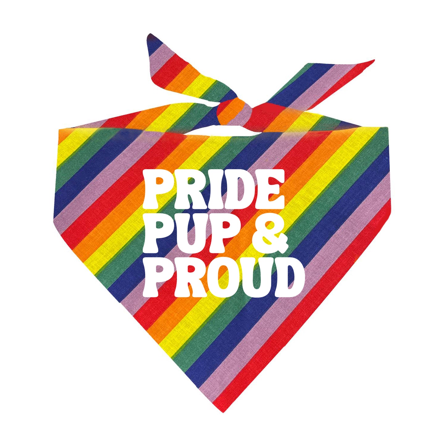 Pride Pup & Proud (Pride) Triangle Dog Bandana