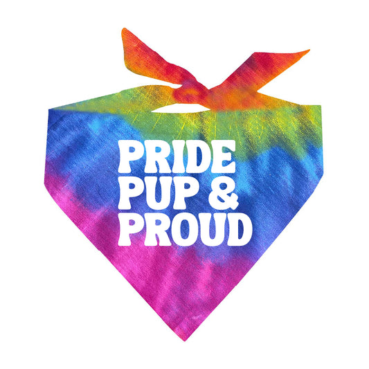 Pride Pup & Proud (Pride) Triangle Dog Bandana