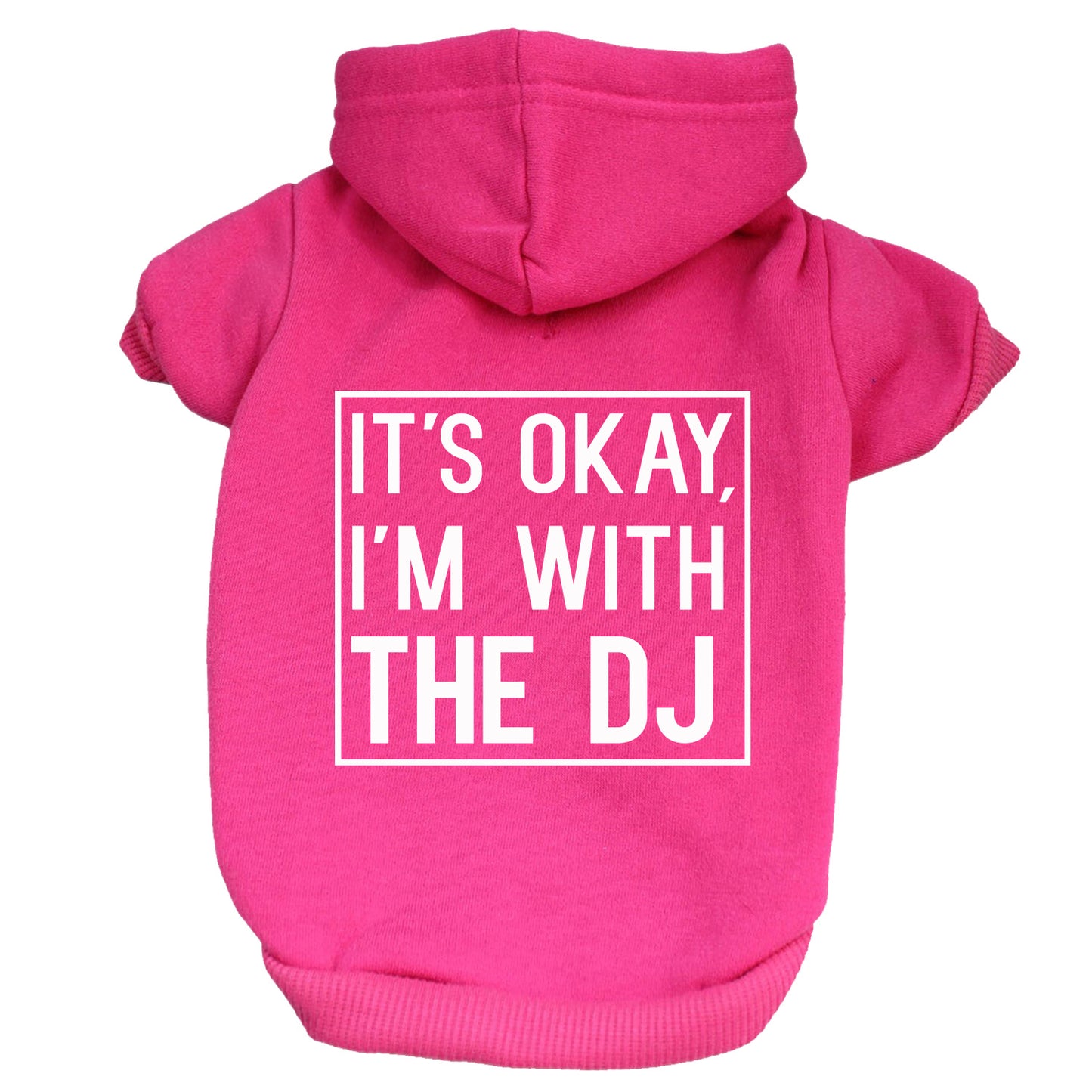 It's Okay I'm With The DJ Dog Hoodie